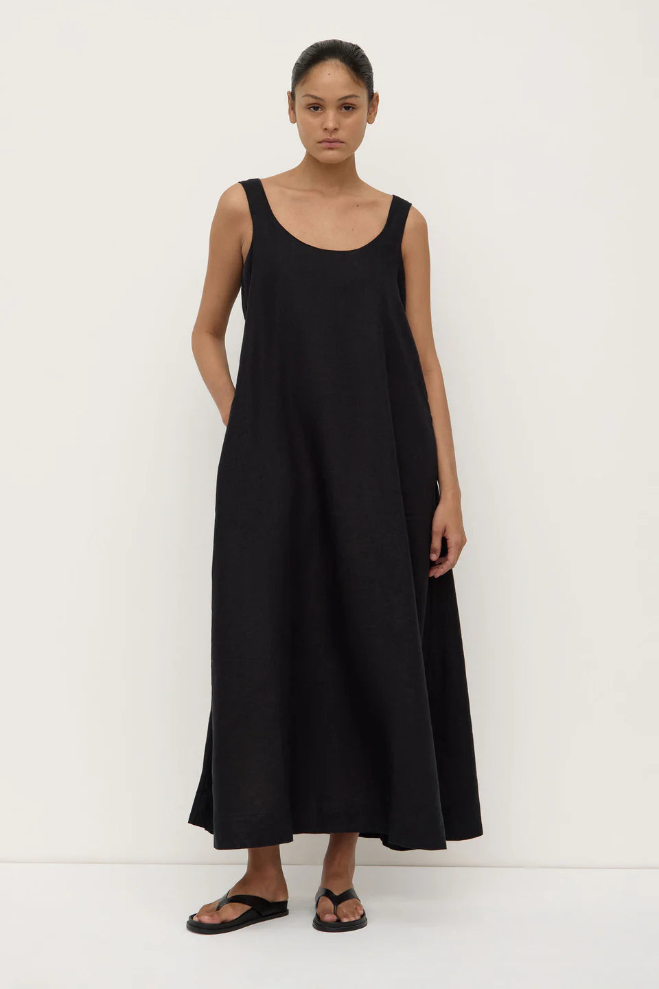 Maree Linen Maxi Dress
