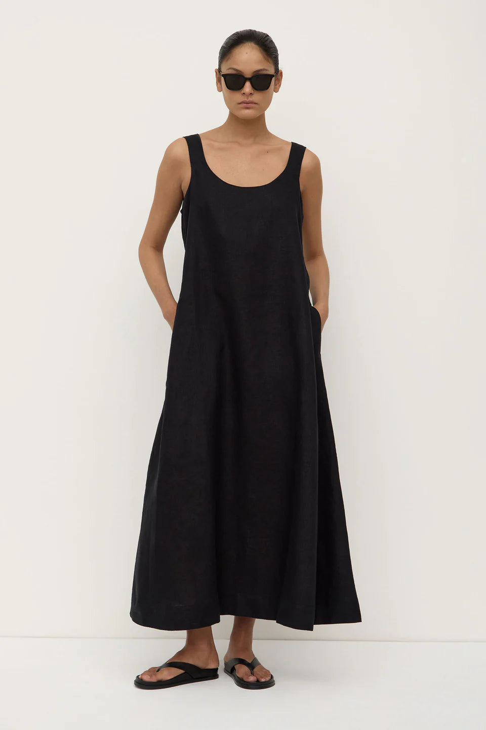 Maree Linen Maxi Dress