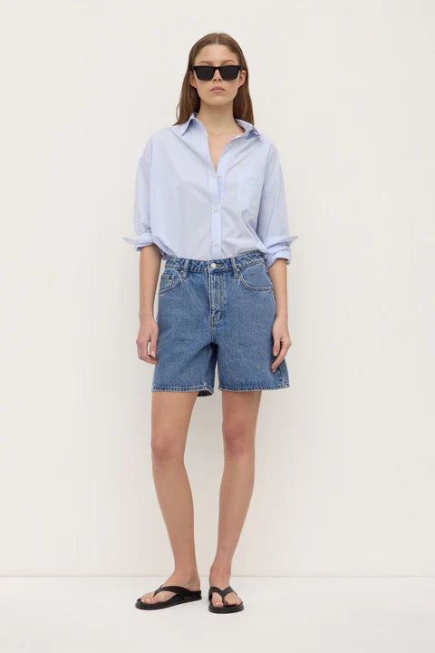 Mid Rise Vintage Denim Short