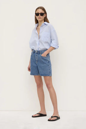Mid Rise Vintage Denim Short