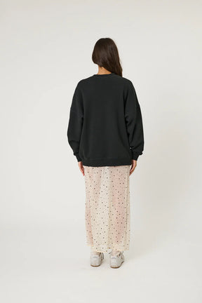 LOVESTRUCK CREW - WASHED BLACK