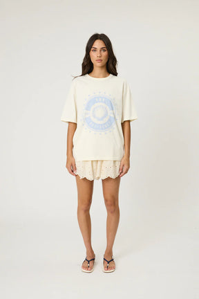 BEACH BOUND TEE - BONE