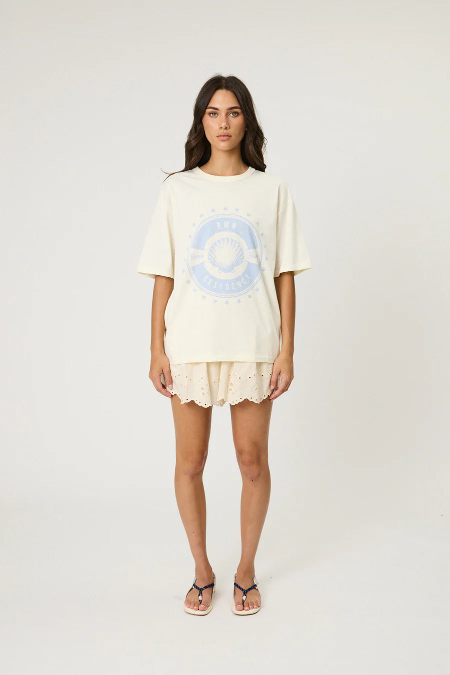 BEACH BOUND TEE - BONE