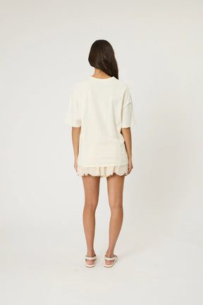 BEACH BOUND TEE - BONE