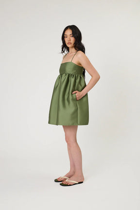 SYDNEY MINI DRESS - SEAWEED