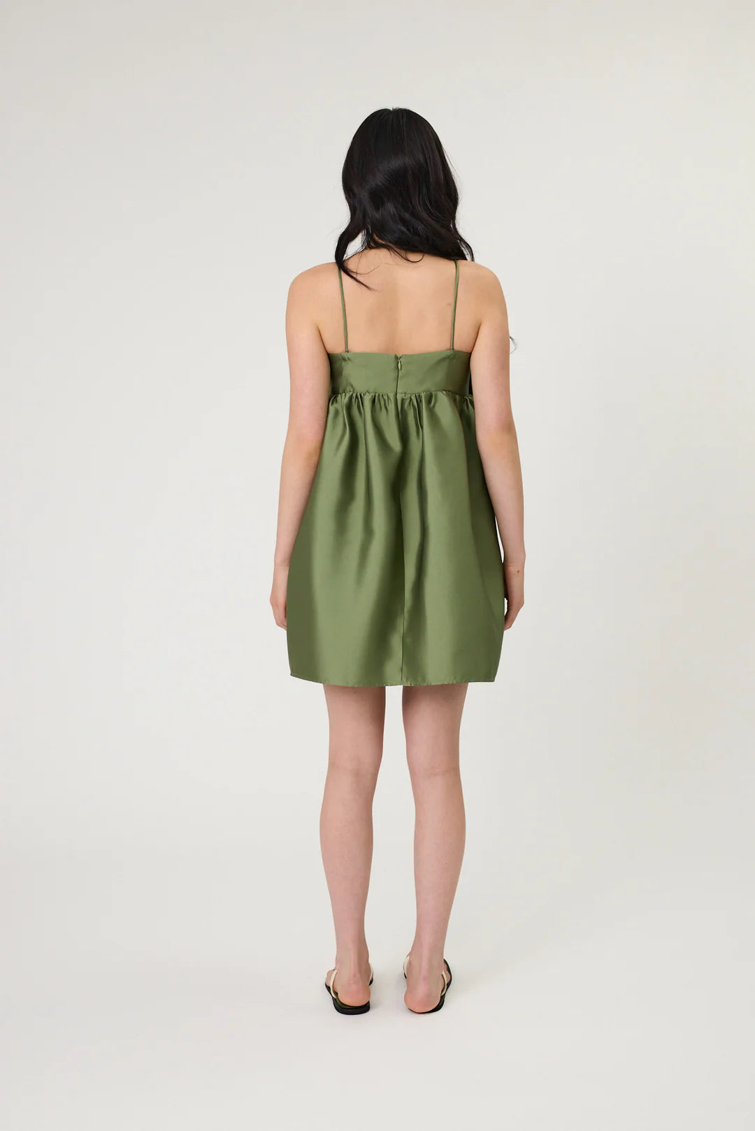 SYDNEY MINI DRESS - SEAWEED