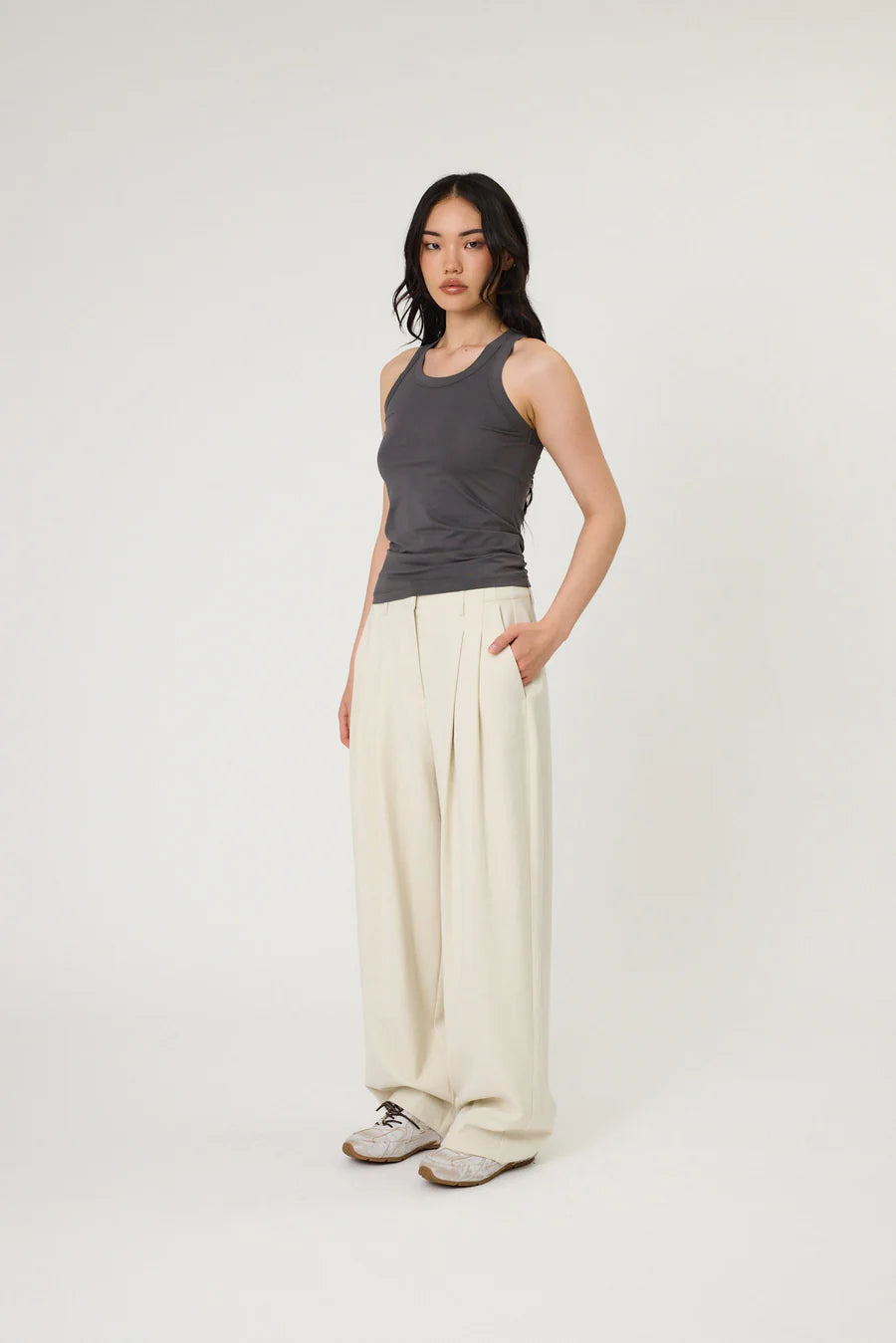 AMARA PANT - IVORY
