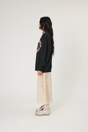 STARLET CREW - WASHED BLACK