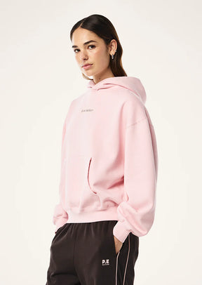 PEAK HOODIE IN WASHED CHALK PINK