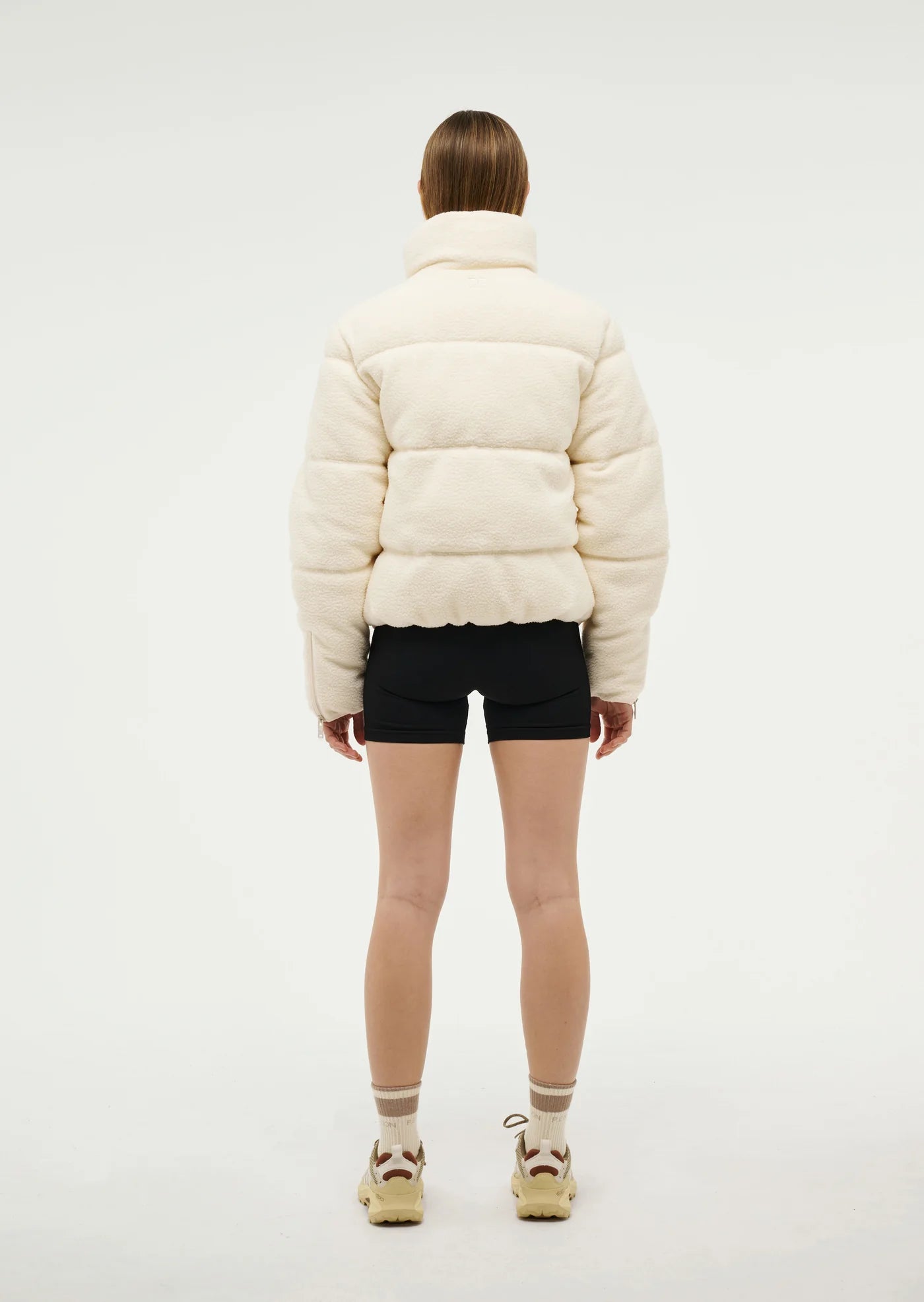 FORTUNE SHERPA JACKET IN WHISPER WHITE