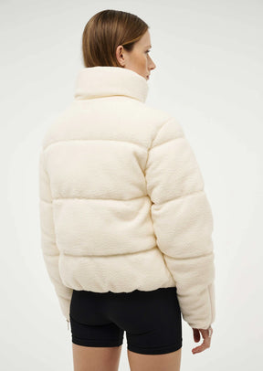 FORTUNE SHERPA JACKET IN WHISPER WHITE