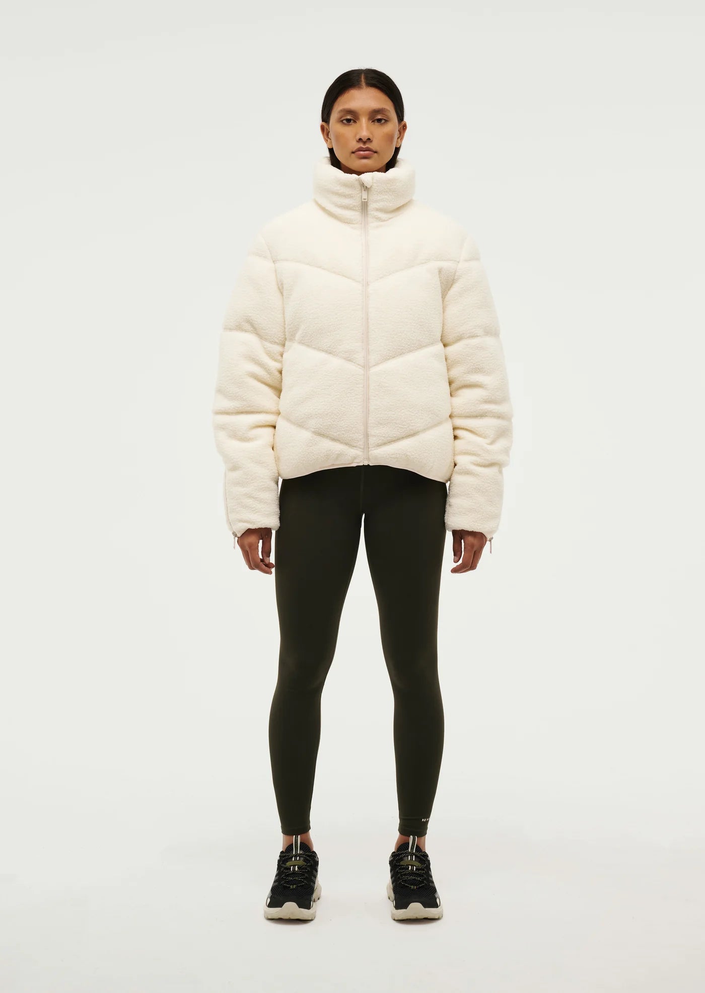 FORTUNE SHERPA JACKET IN WHISPER WHITE