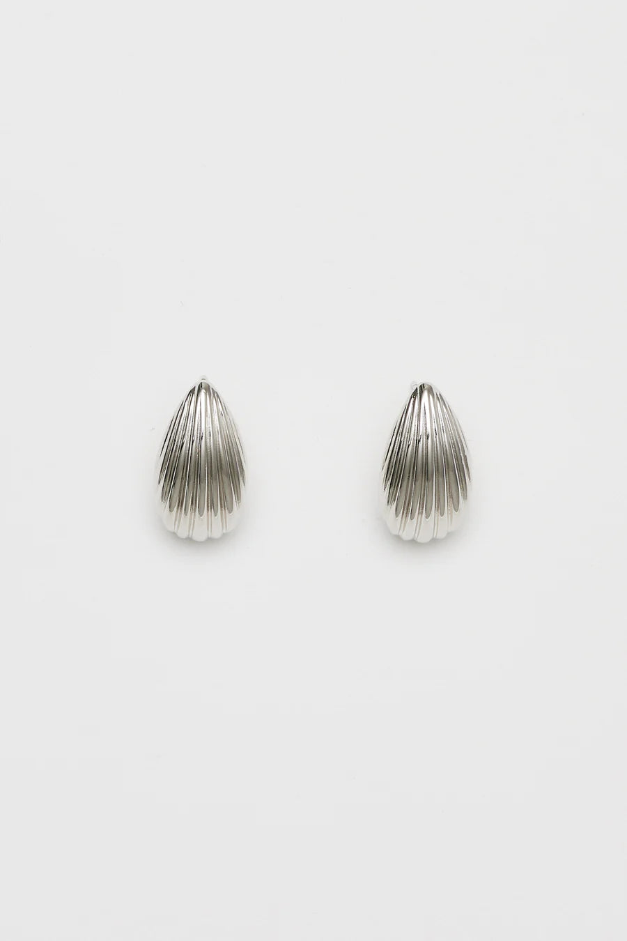 OCEAN'S EDGE EARRINGS - SILVER