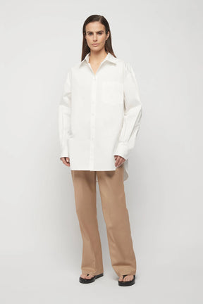 SIGNATURE COTTON SHIRT WHITE