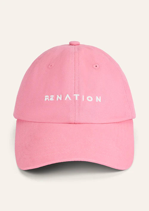 Shift cap in pink lemonade