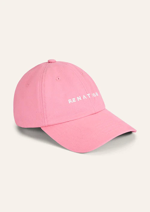 Shift cap in pink lemonade