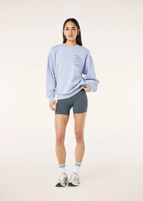 Summit sweat in heather blue
