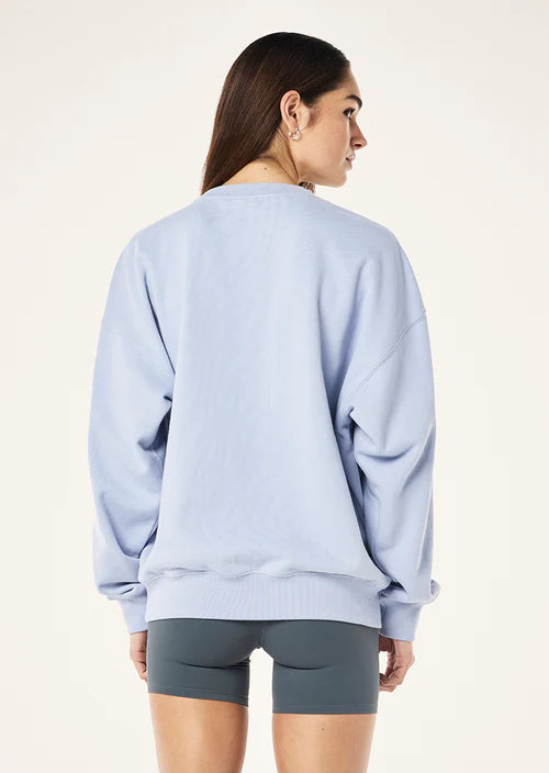 Summit sweat in heather blue
