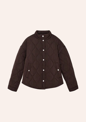 SURGE QUILT JACKET IN ESPRESSO
