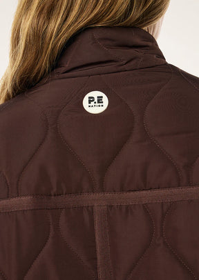SURGE QUILT JACKET IN ESPRESSO