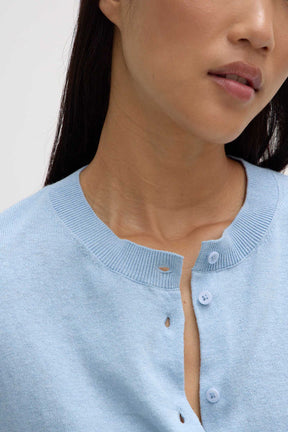 Semra Cotton Cashmere Cardigan - Sora
