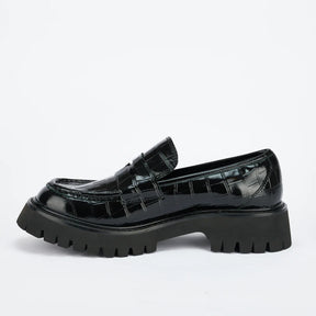 Martime Loafer - Black Croc