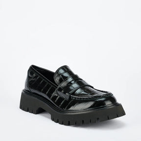 Martime Loafer - Black Croc