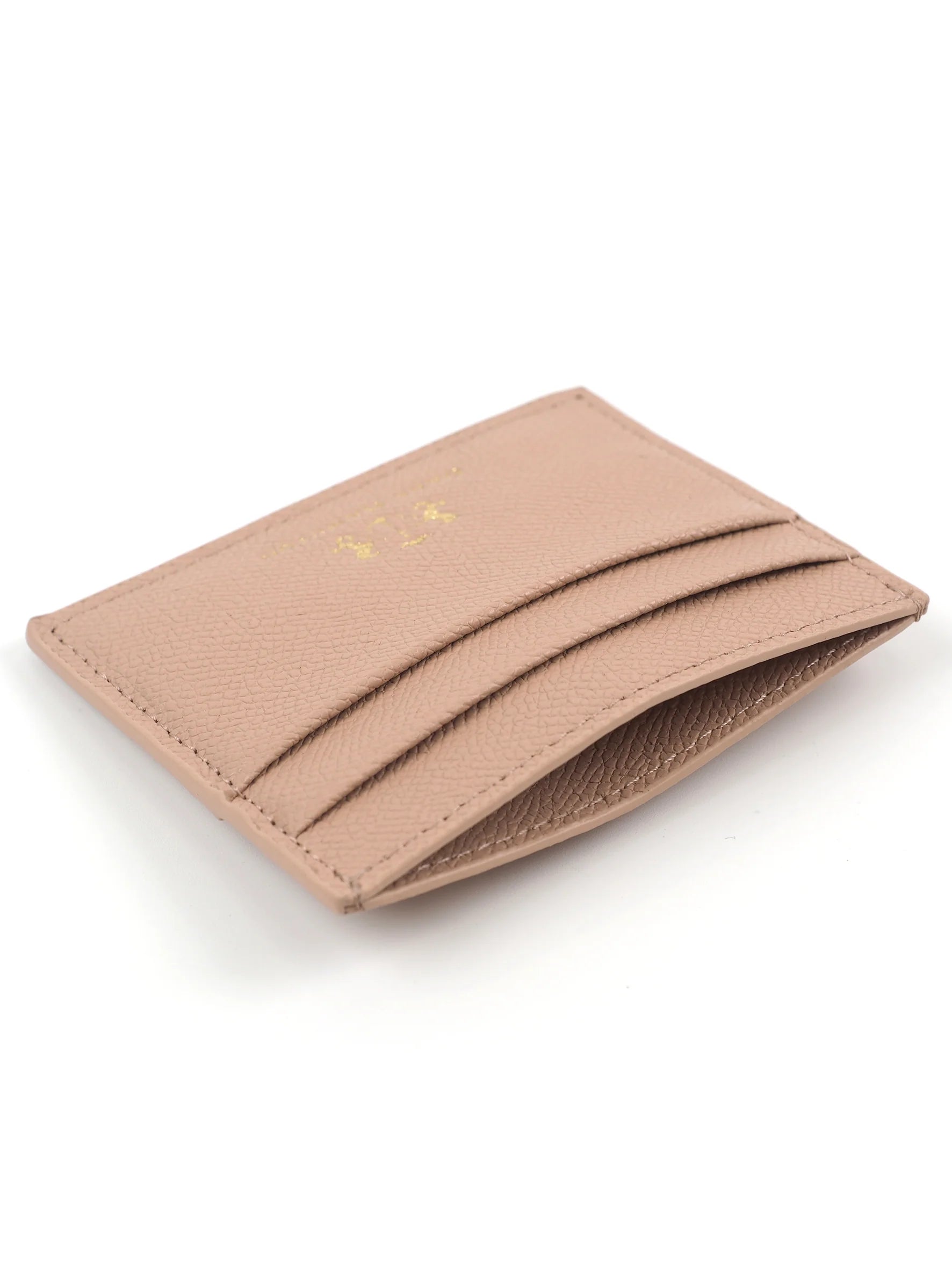 THE LATTE LEATHER CARDHOLDER