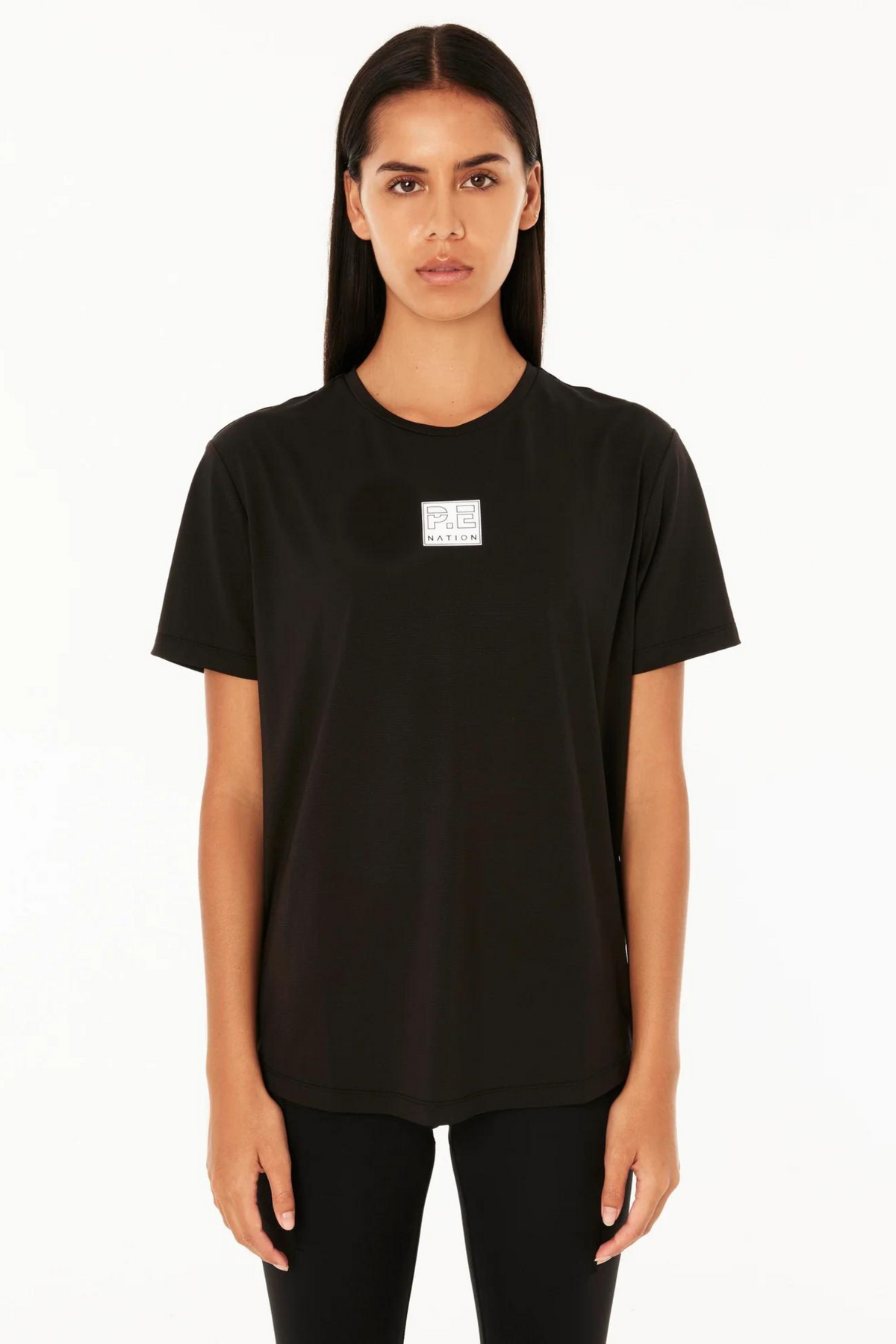 CROSSOVER AIR FORM TEE IN BLACK