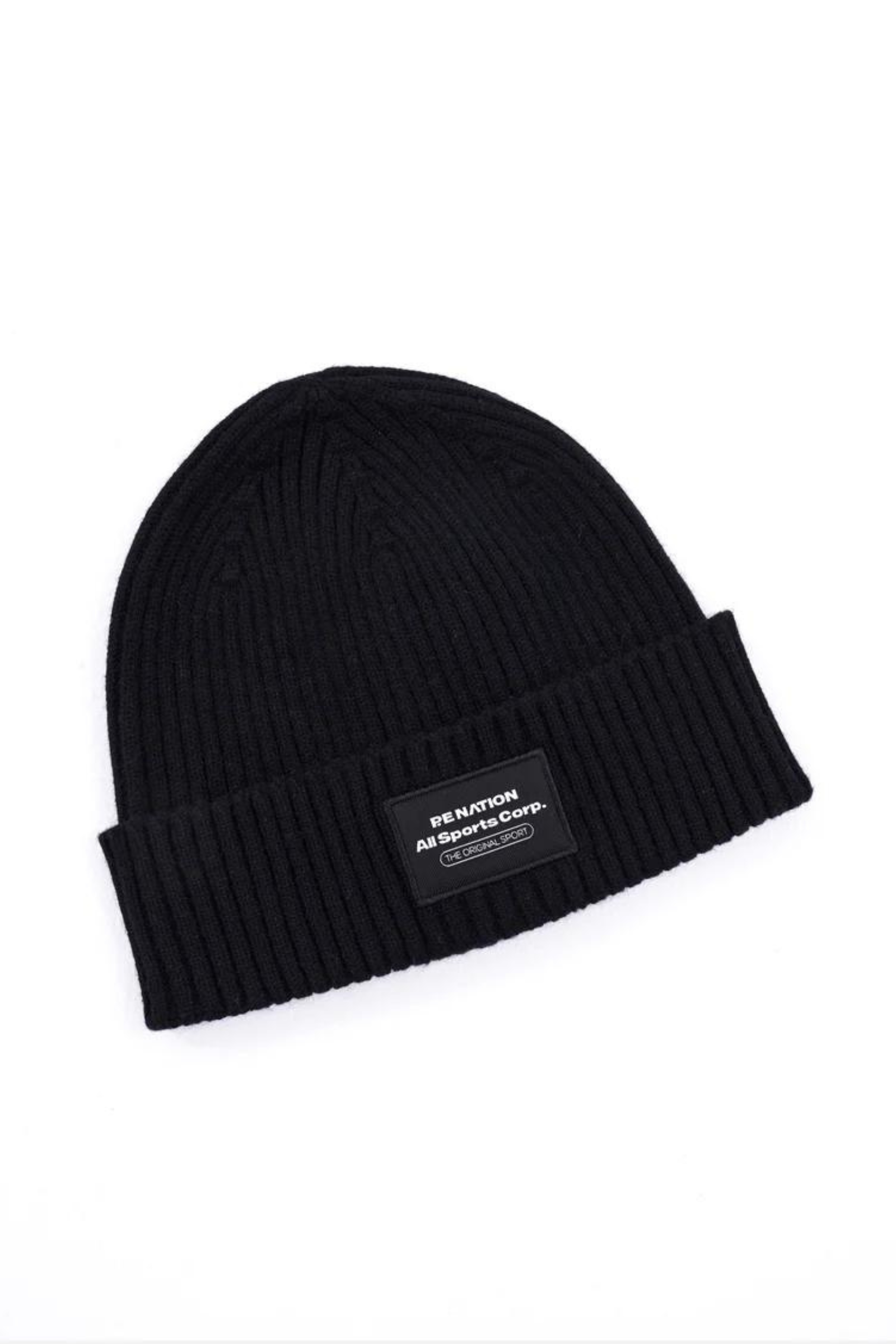 SOUTH SIDE KNIT BEANIE IN BLACK