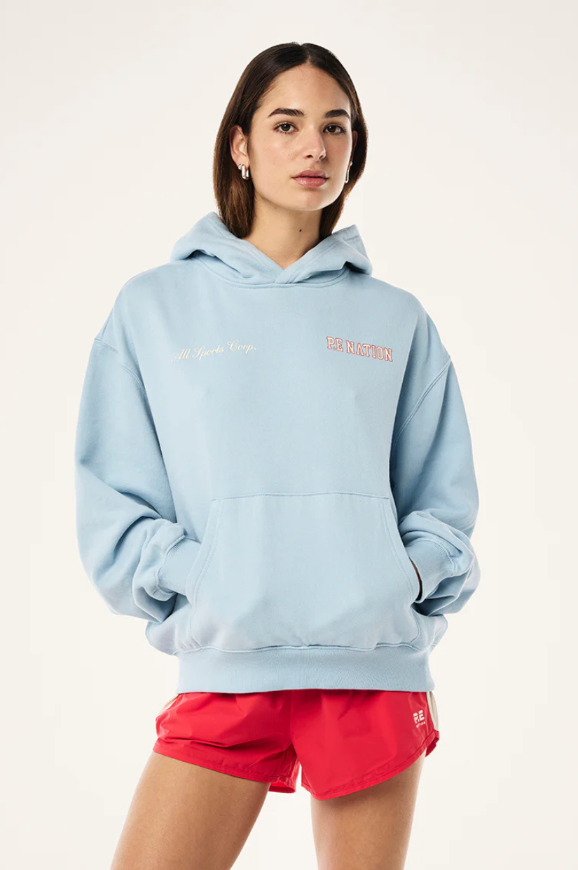 Surge hoodie in ice blue