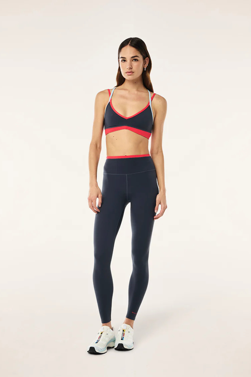 Vita full length legging in marine blue