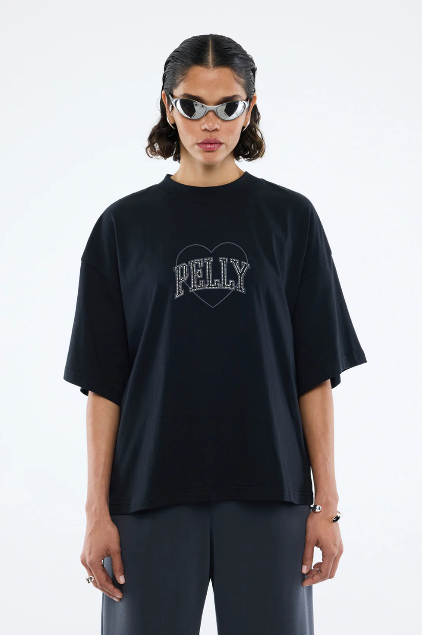 Rhinestone Logo Tee