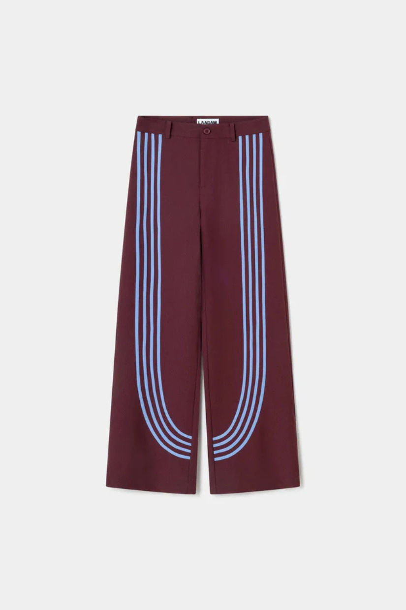 ZION BURGUNDY PANTS