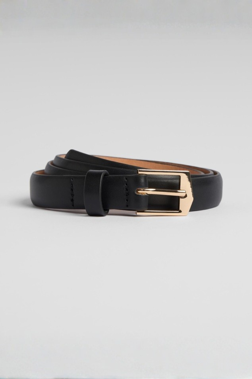Ida Belt 2.0Cm Black/Gold