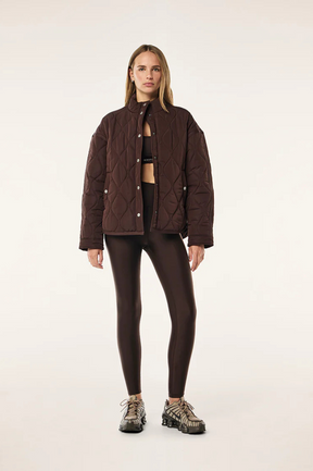 SURGE QUILT JACKET IN ESPRESSO