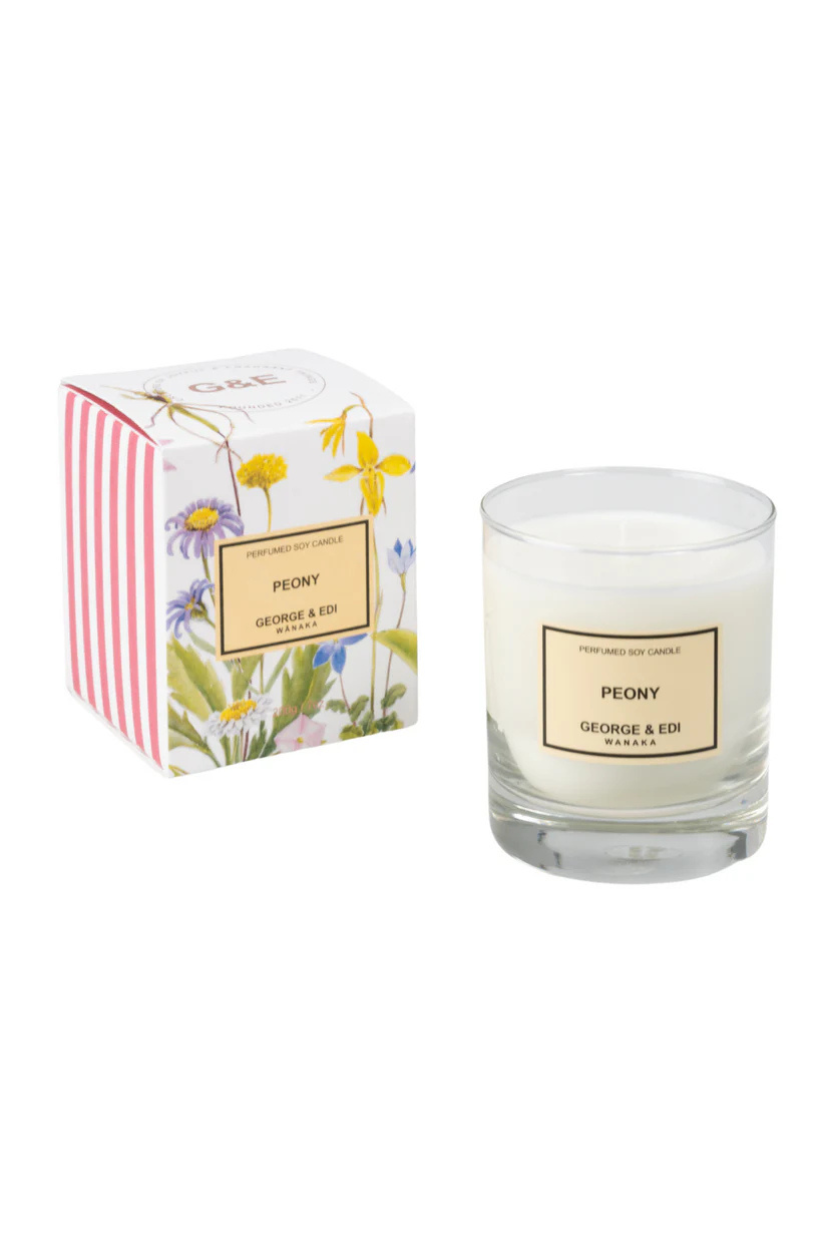 PEONY PERFUMED SOY CANDLE