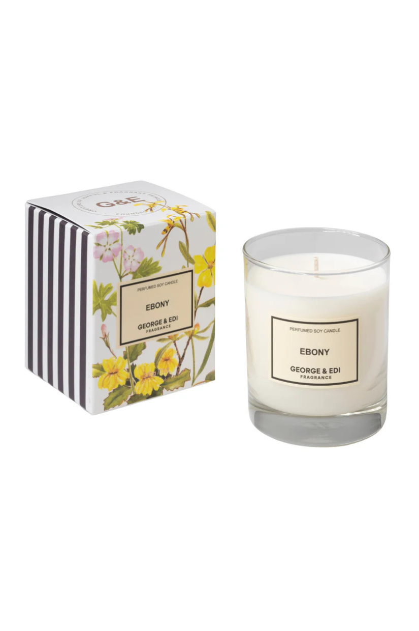 PERFUMED SOY CANDLE - EBONY