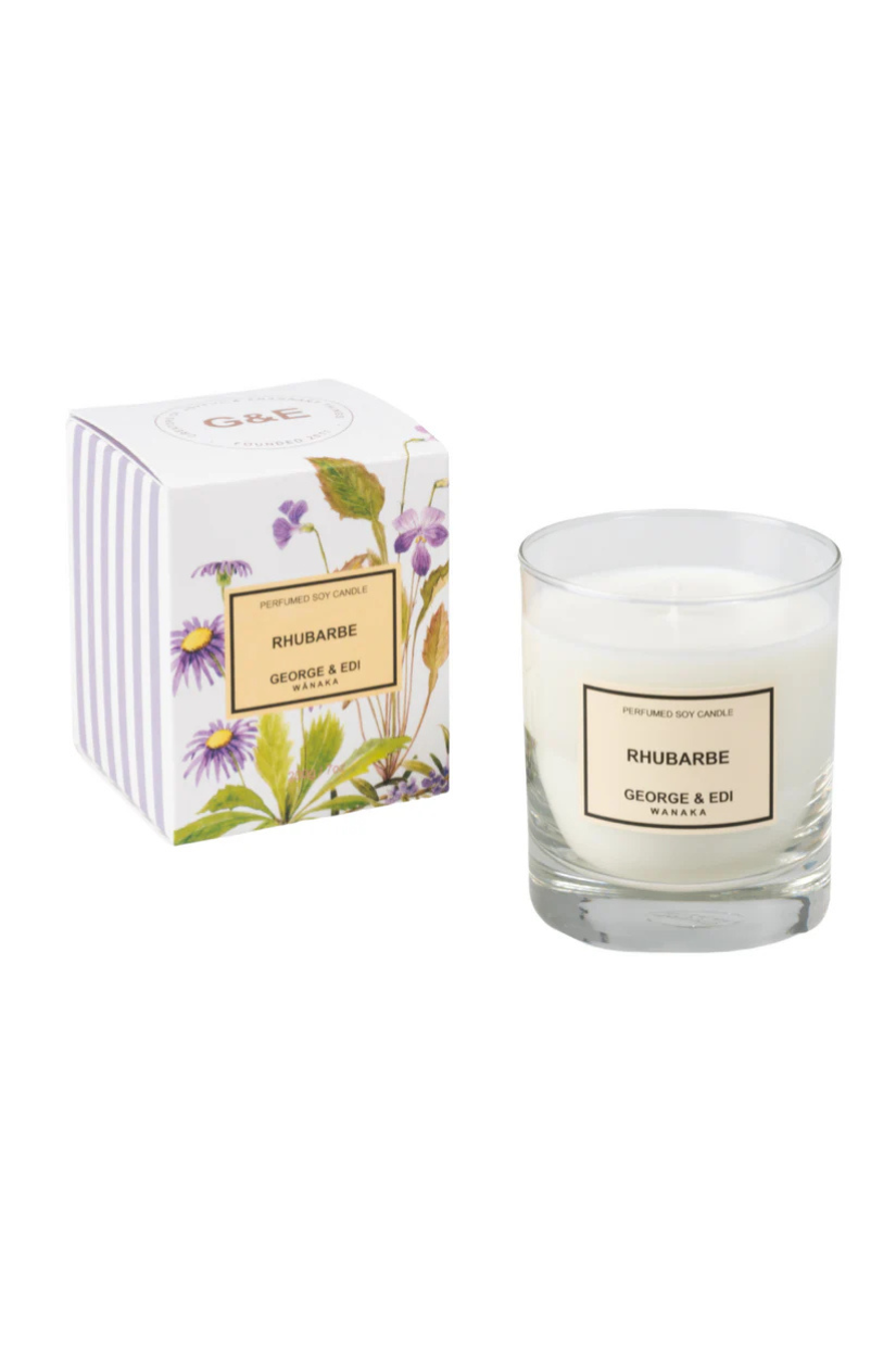 PERFUMED SOY CANDLE - RHUBARBE