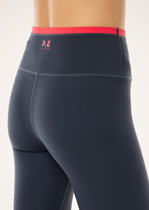 Vita full length legging in marine blue