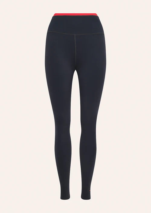 Vita full length legging in marine blue