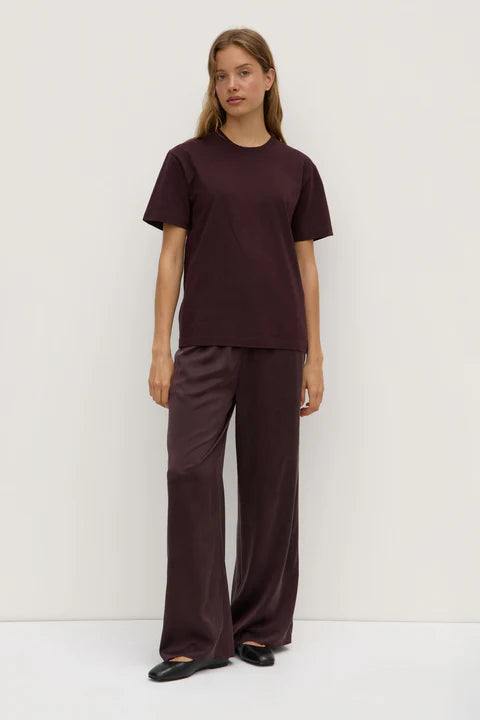 Base Tee - Burgundy