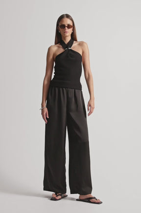 Zinnia Knit Top Black