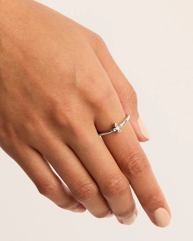 Live in Light Ring - Sterling Silver