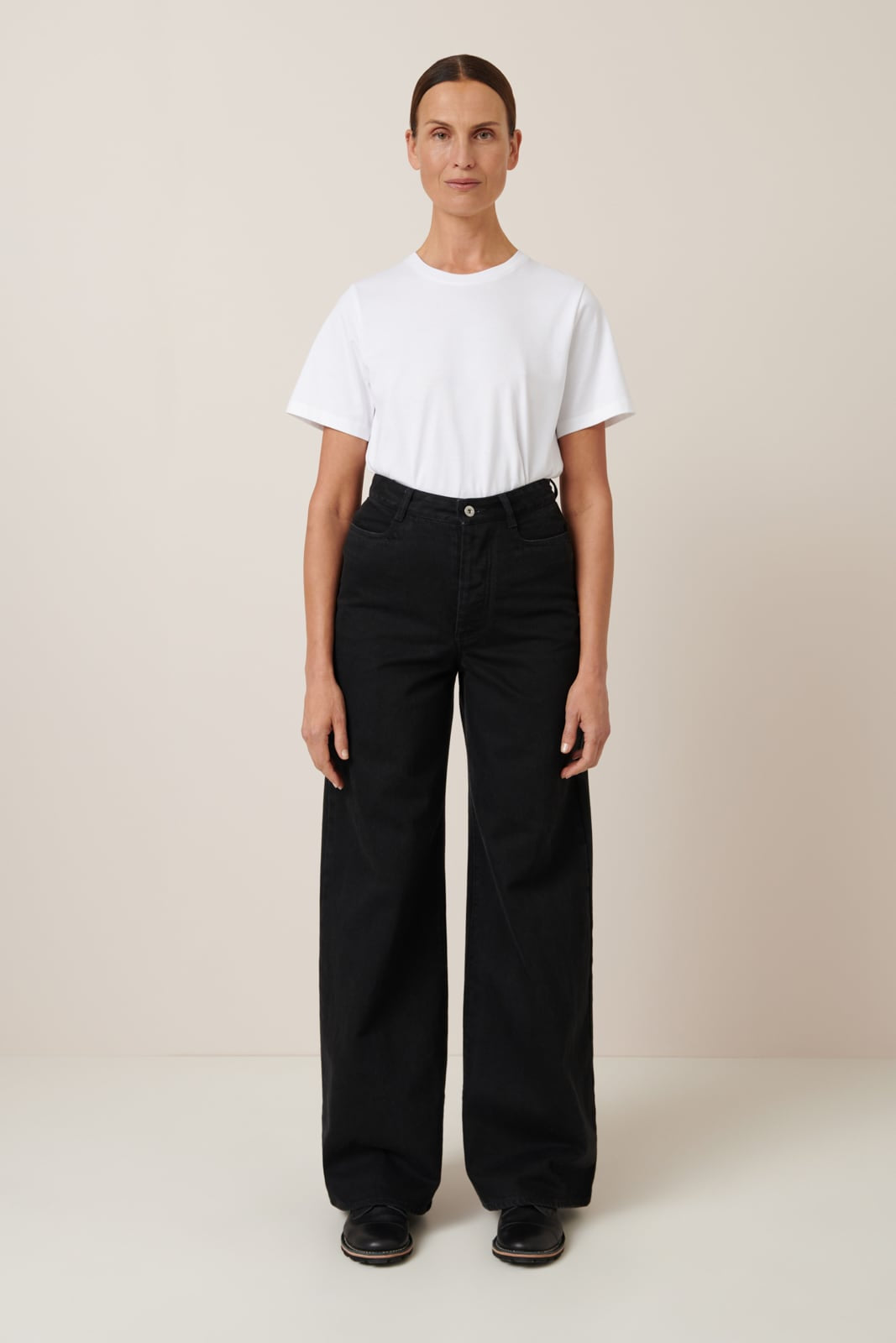 HIGH PUDDLE JEANS